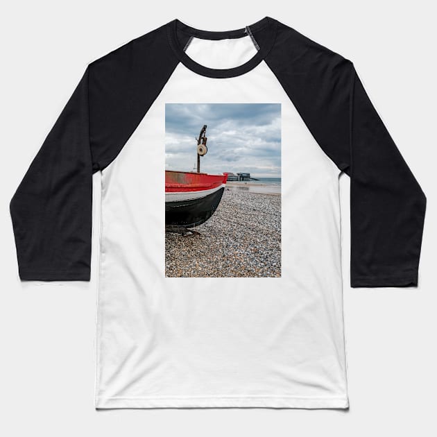 Crab fishing boat, Cromer, Norfolk Baseball T-Shirt by yackers1